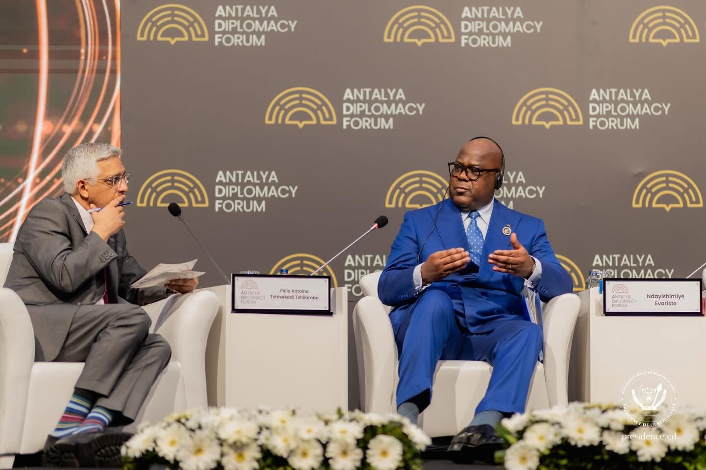 Forum d’Antalya :Félix Tshisekedi prône une refondation du multilatéralisme fondée sur les dynamiques régionales